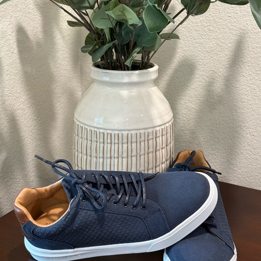 Men's Perry Ellis Navy Casual Sneakers
